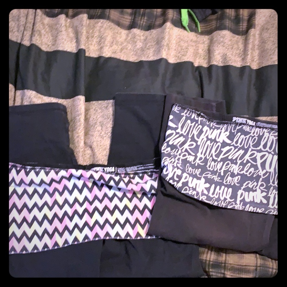 PINK by Victoria secret crop yoga leggings